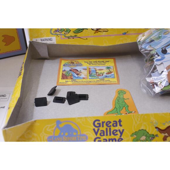 The Land Before Time, Great Valley Game, Pressman, Dinosaurs, Board Game - Picture 5 of 5